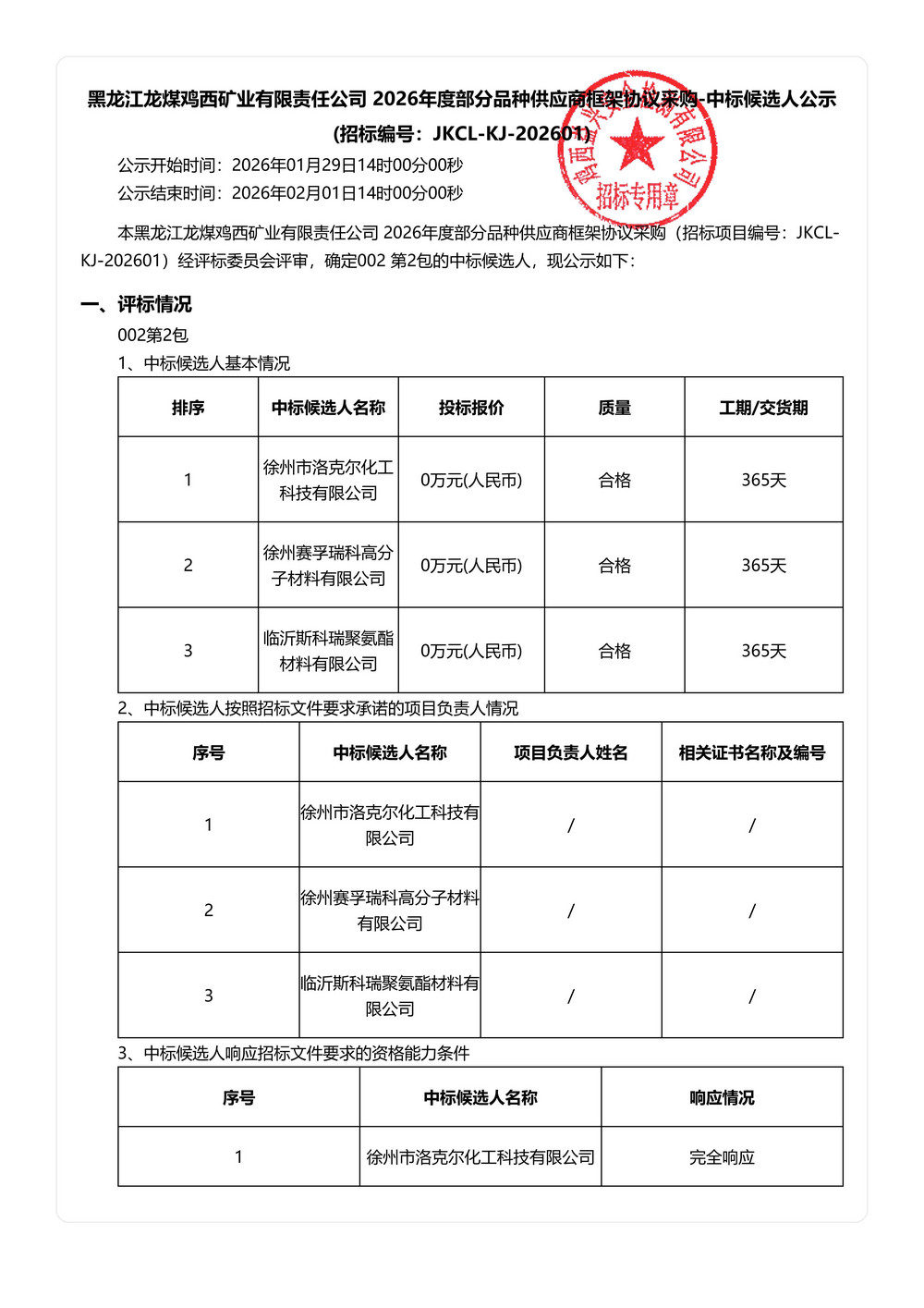 黑龙江龙煤鸡西矿业有限责任公司 2026年度部分品种供应商框架协议采购-中标候选人公示_01.jpg